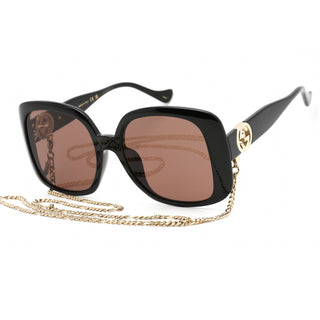 Gucci GG1029SA Sunglasses BLACK-BLACK-BROWN