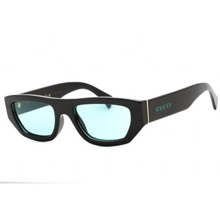 Gucci GG1134S Sunglasses BLACK-BLACK / GREEN