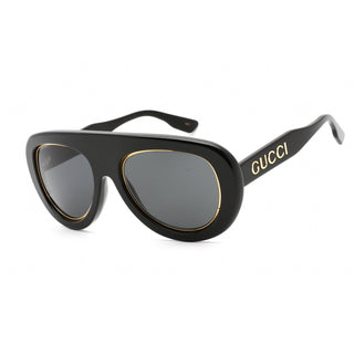 Gucci GG1152S Sunglasses Shiny Black / Dark Grey