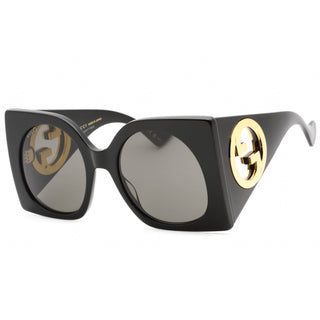 Gucci GG1254S Sunglasses BLACK-BLACK / GREY