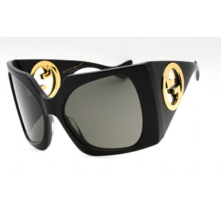 Gucci GG1255S Sunglasses BLACK-BLACK / GREY
