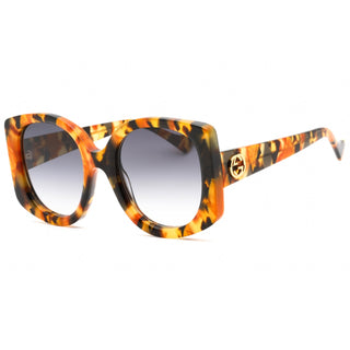 Gucci GG1257S Sunglasses HAVANA-HAVANA / BLUE