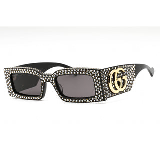 Gucci GG1425S Sunglasses BLACK-BLACK / GREY