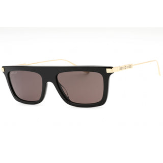 Gucci GG1437S Sunglasses BLACK-GOLD / GREY