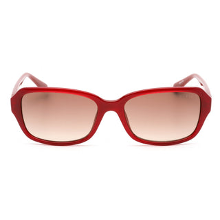 Guess GU7595 Sunglasses Shiny Red / Gradient Brown Women's-AmbrogioShoes