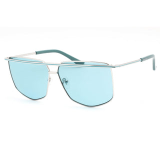 Guess GU7851 Sunglasses Shiny Light Nickeltin / Blue Women's-AmbrogioShoes