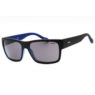 HUGO HG 0176/S Sunglasses MATTE BLACK BLUE/GREY