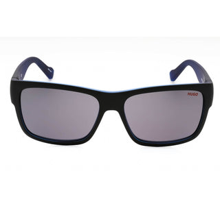 HUGO HG 0176/S Sunglasses MATTE BLACK BLUE/GREY