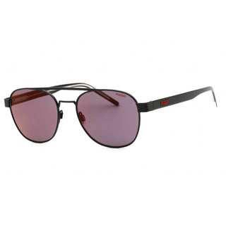 HUGO HG 1196/S Sunglasses MTTBLACK / RED SP