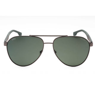 Hugo Boss 1485/S  Sunglasses Matt ruthenium/Grey green polarized