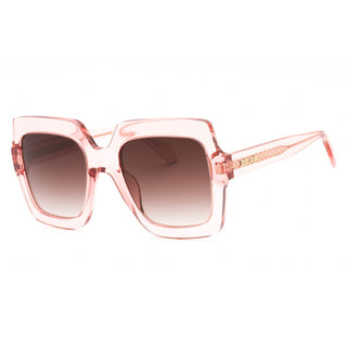 Just Cavalli SJC023 Sunglasses Shiny Transparent Peach / Brown Gradient