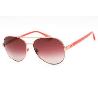 Kate Spade AVERIE/S Sunglasses ROSE GOLD/BURGUNDY SF PZ