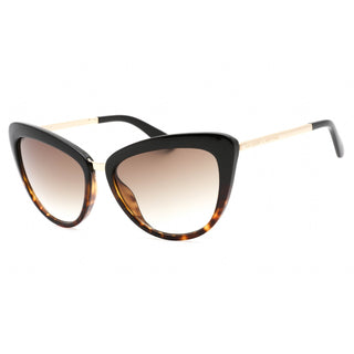 Kate Spade CISSY/O/S Sunglasses Black Havana / Brown Grey Shaded