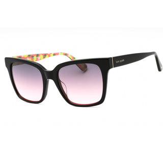 Kate Spade HARLOW/G/S Sunglasses BLACK/GREY FUCHSIA