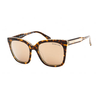 Michael Kors 0MK2163 Sunglasses Dark Tortoise/Clear / Gold Mirror