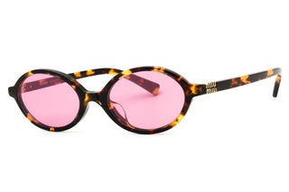 Miu Miu 0MU 04ZSF acetate Oval  Women's Sunglasses