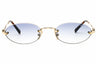 ZVN80O - Pale Gold/Clear Gradient Light Blue