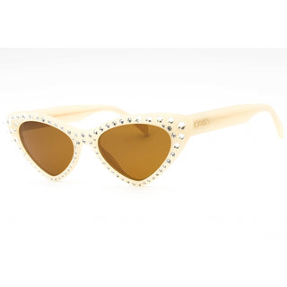 Moschino MOS006/S/STR Sunglasses IVORY/BROWN