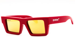 Off White NASSAU plastic Rectangular  Unisex's Sunglasses