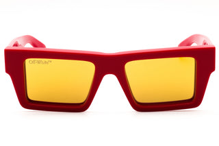 Off White NASSAU plastic Rectangular  Unisex's Sunglasses