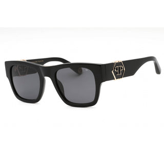 Philipp Plein SPP042M Sunglasses Shiny Black / Smoke