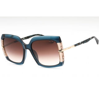 Lunettes de soleil Police SPLG23 Bleu transparent / Dégradé marron foncé