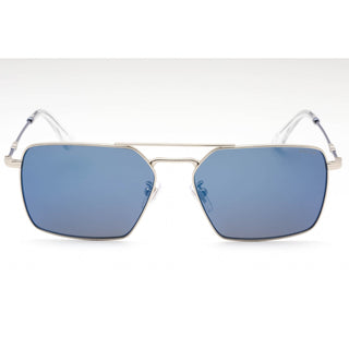 Police SPLL07 Sunglasses Shiny Silver / Blue Mirror