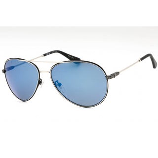 Police SPLL11 Sunglasses Black Silver / Blue Mirror