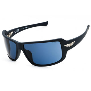 Police SPLN37M injected propionate Sport Wraparound Men's Sunglasses