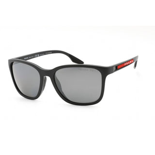 Prada Sport 0PS 02WS Sunglasses Grey Rubber/Polar Dark Grey Mirror Sliver