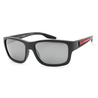 Prada Sport PS01WS Sunglasses Grey Rubber/Grey Silver mirror
