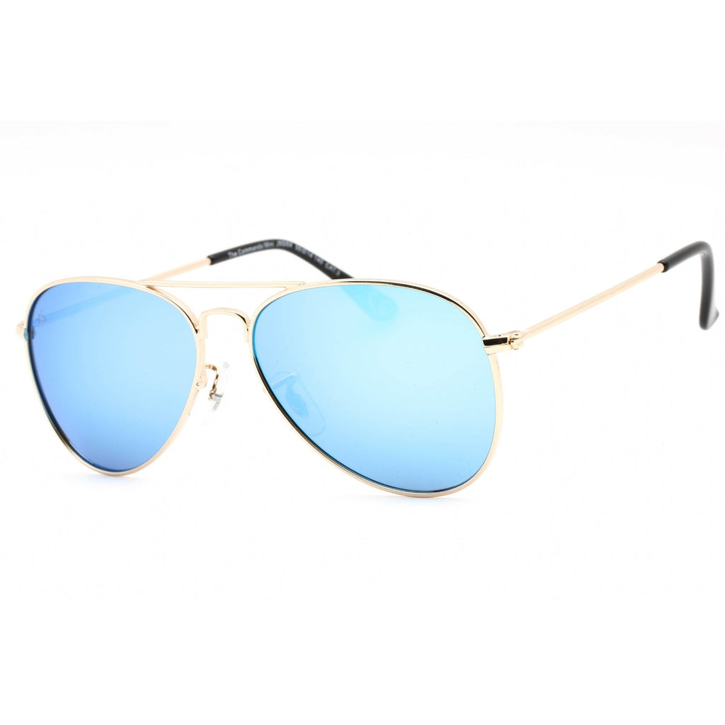 Prive Revaux Commando Mini Sunglasses Champagne Gold/Blue Mirror ...