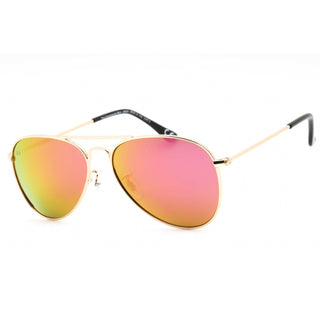 Prive Revaux Commando Mini Sunglasses Champagne Gold/Pink Mirror
