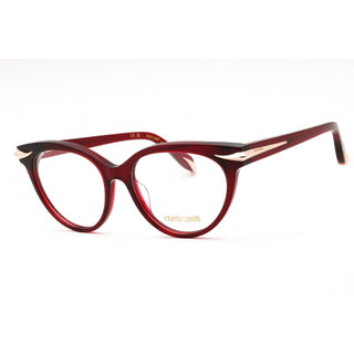 Roberto Cavalli VRC018M Eyeglasses Transparent Dark Bordeaux/clear demo lens