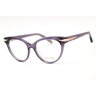 Roberto Cavalli VRC018M Eyeglasses Transparent Violet /clear demo lens