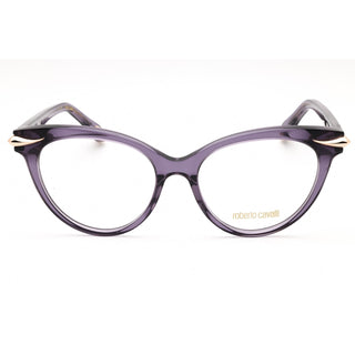 Roberto Cavalli VRC018M Eyeglasses Transparent Violet /clear demo lens