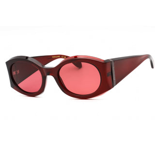 Salvatore Ferragamo SF2008S Sunglasses TRANSPARENT BURGUNDY/Red