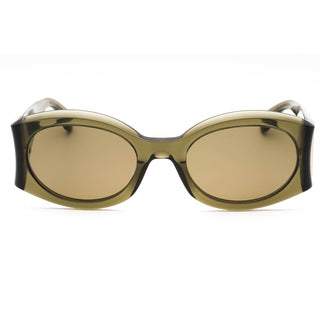 Salvatore Ferragamo SF2008S Sunglasses TRANSPARENT KHAKI/Brown