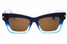 415 - GRADIENT DARK BLUE TRANSPARENT/Brown