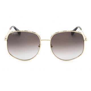 Salvatore Ferragamo SF277S Sunglasses GOLD/BLACK/Grey Gradient