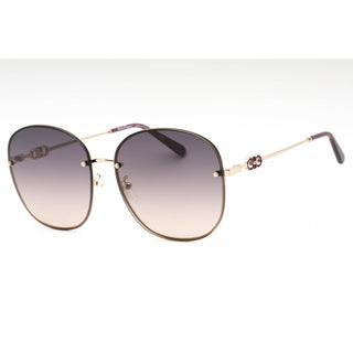 Salvatore Ferragamo SF281SA Sunglasses SHINY GOLD/PURPLE / Purple Gradient