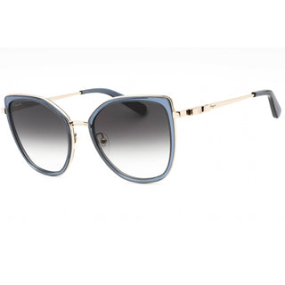 Salvatore Ferragamo SF293S Sunglasses GOLD/BLUE/Smoke Gradient