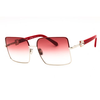 Salvatore Ferragamo SF302SL Sunglasses SILVER/BURGUNDY/Red Gradient