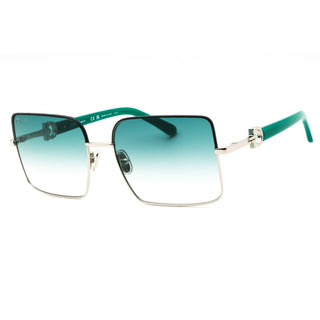 Salvatore Ferragamo SF302SL Sunglasses SILVER/PETROL/Green Gradient