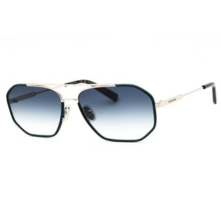 Salvatore Ferragamo SF303SLN Sunglasses SILVER/OCTANE BLUE/Blue Gradient