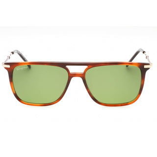 Salvatore Ferragamo SF966S Sunglasses Striped Brown / Green