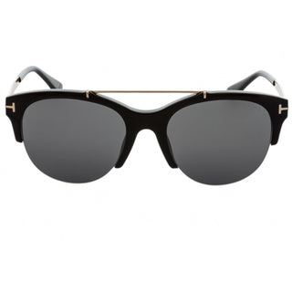 Tom Ford FT0517 Sunglasses Shiny Black / Smoke Mirror