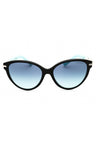 80559S - Black/Azure Gradient Blue
