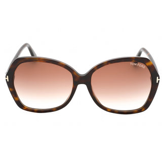 Tom Ford FT0328 Carola Sunglasses Dark Havana / Gradient Brown