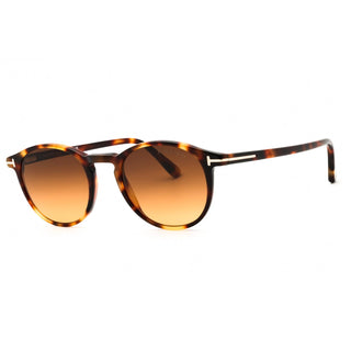 Tom Ford FT0539 acetate Round  Unisex's Sunglasses